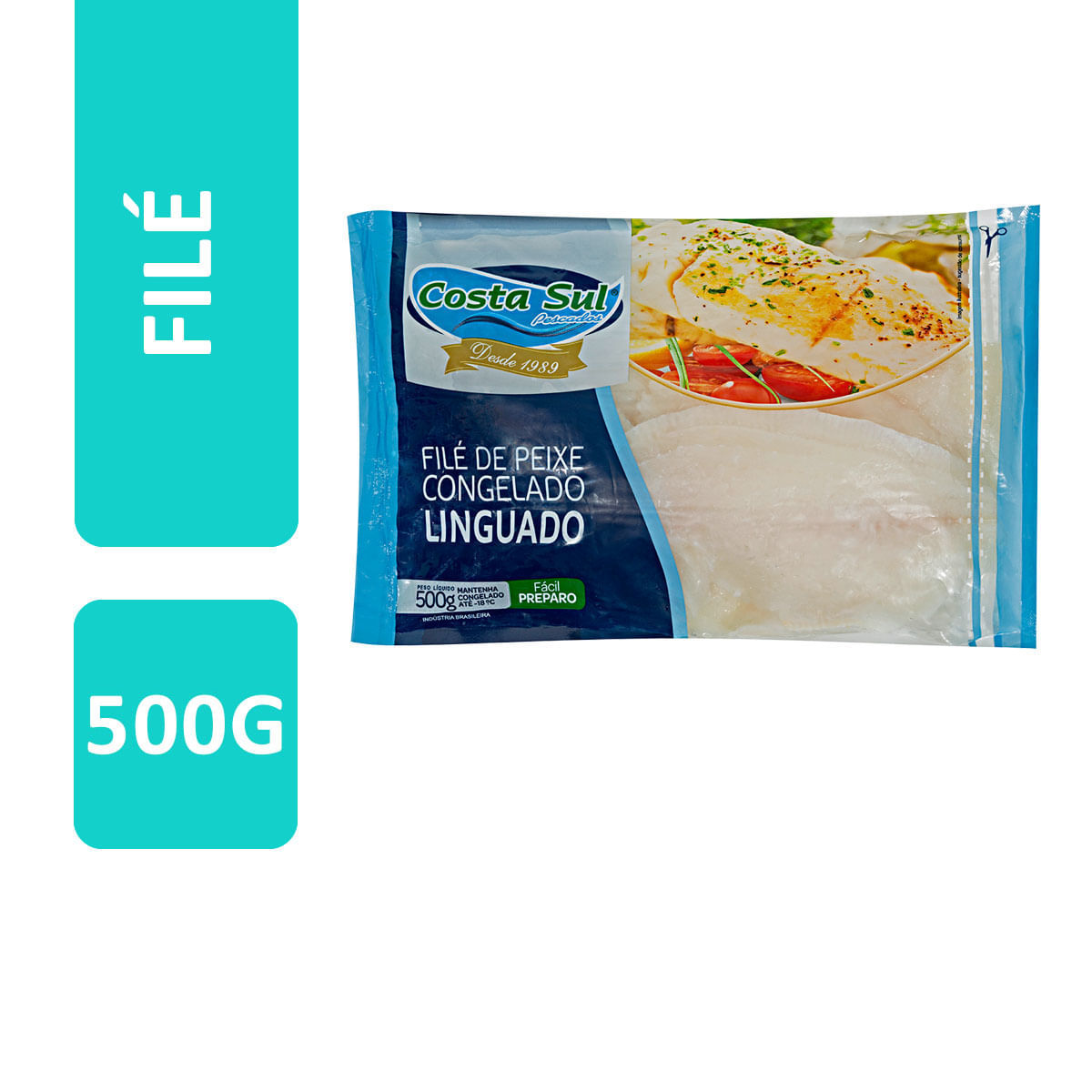 Linguado com Espinha Costa Sul 500g