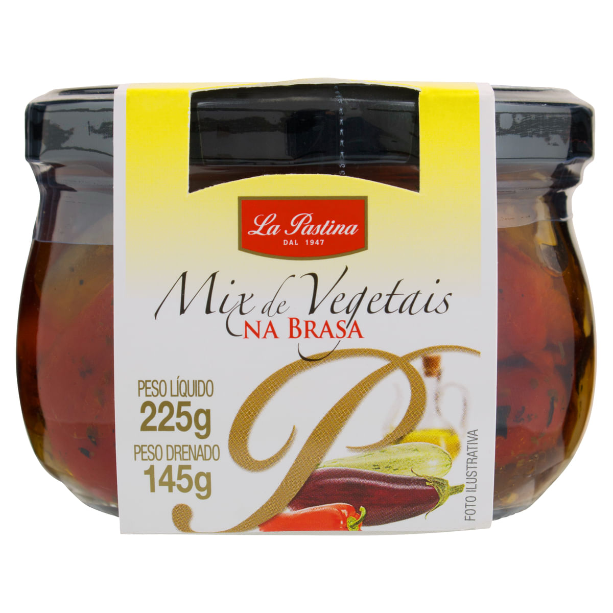 Mix de Vegetais em Conserva Na Brasa La Pastina 145g