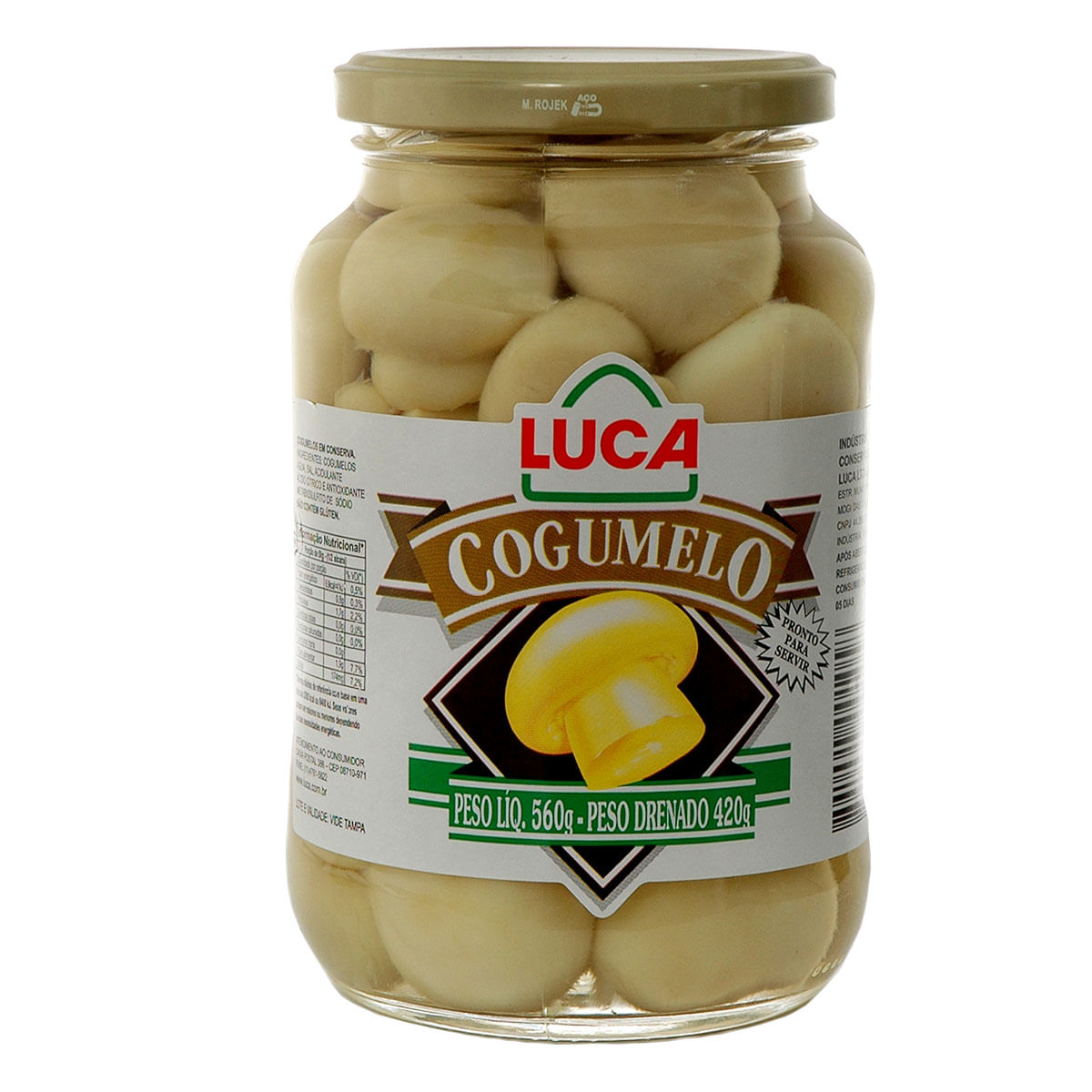 Cogumelo em Conserva Luca 420g