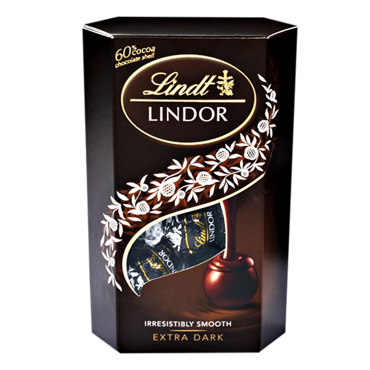 Caixa de Bombom de Chocolate Amargo 60% Cacau Lindt 200g