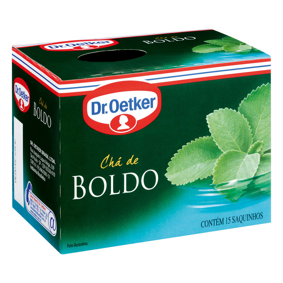 Chá de Boldo Dr. Oetker Caixa com 15 Sachês