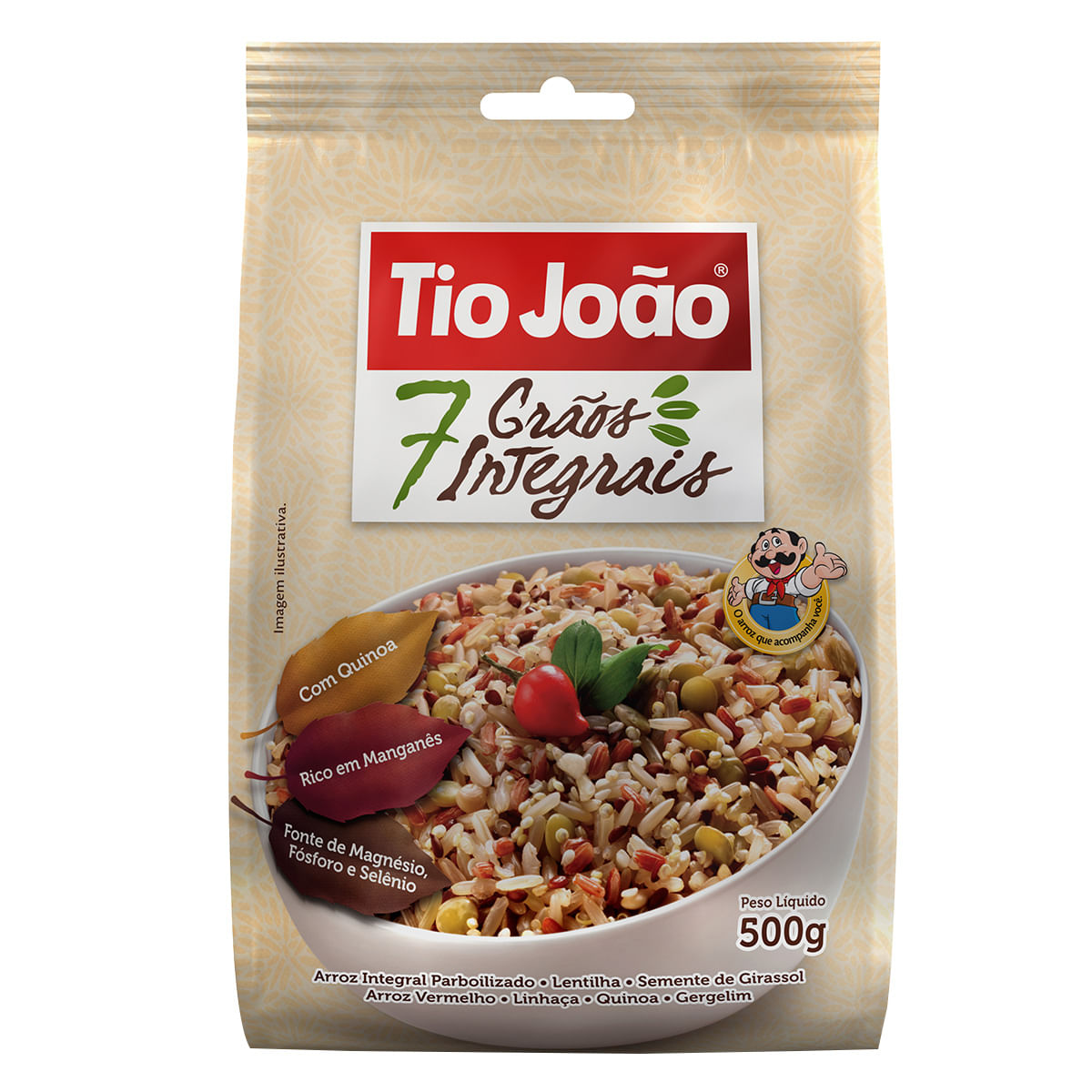 Arroz Integral Tio João 500g