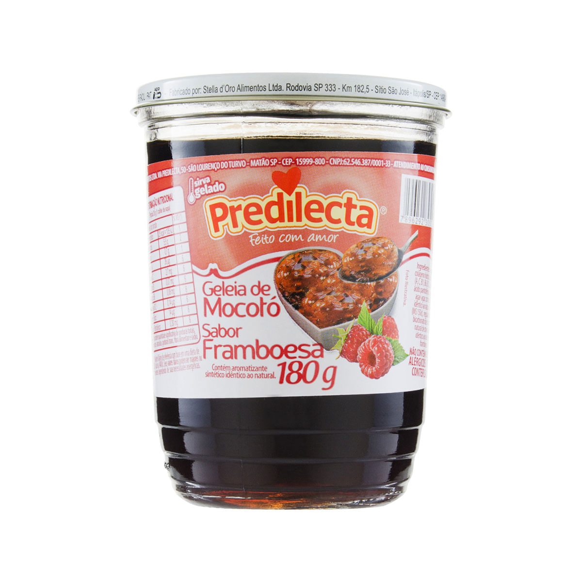 Geleia de Mocotó Framboesa Predilecta Vidro 180g