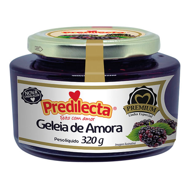 Geleia de Amora Predilecta Premium 320g