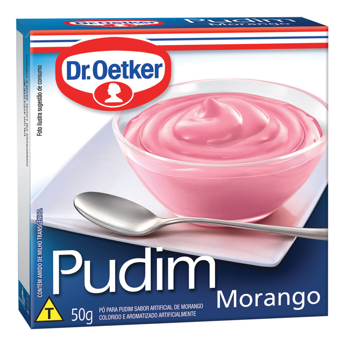 Mistura para Pudim de Morango Dr. Oetker 50g