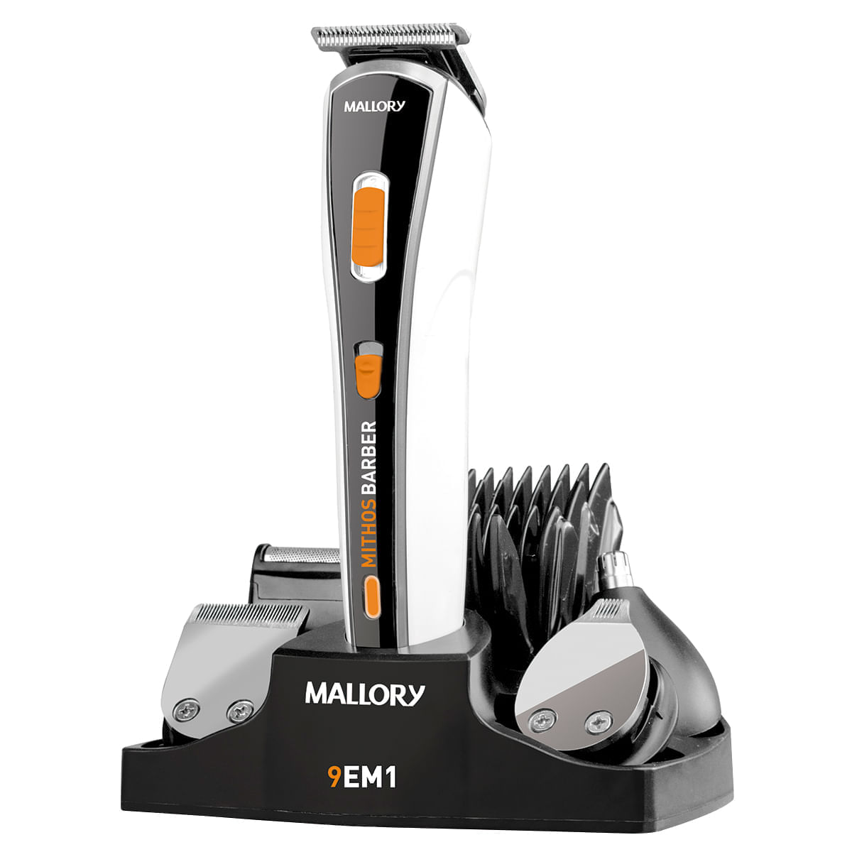 Aparador de Pelos Mallory sem Fio Mithos Barber B90200270 Bivolt