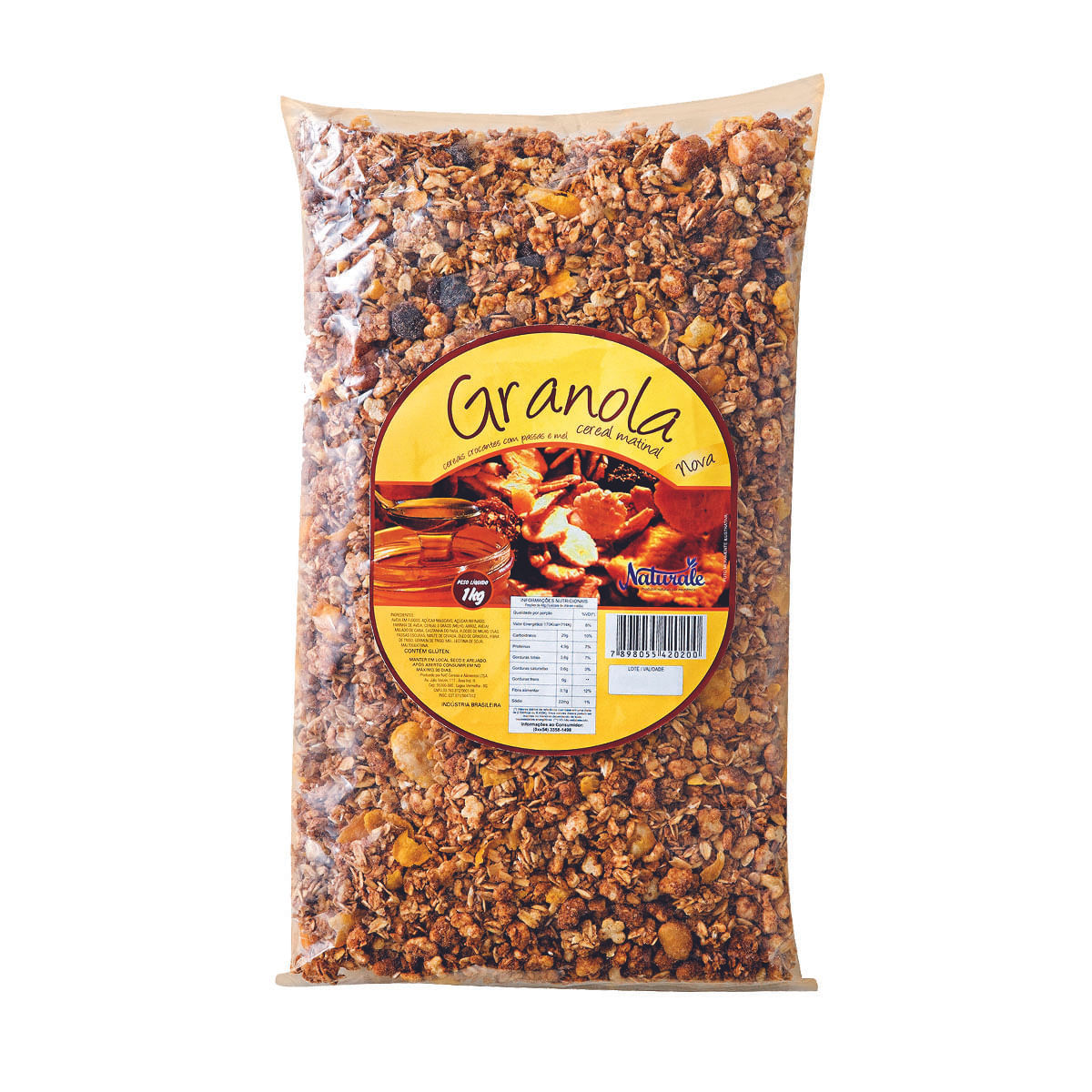 Granola Light com Passas e Mel Naturale 1Kg