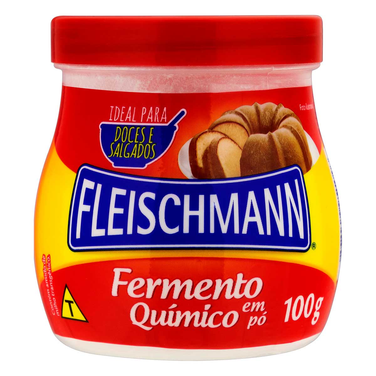 Fermento Químico Pó Fleischmann Pote 100 g