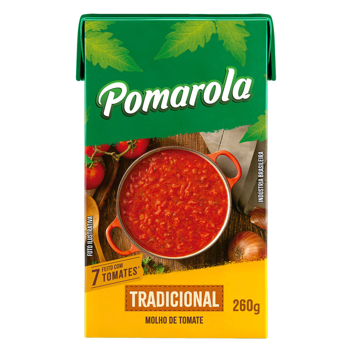 Molho de Tomate Tradicional Pomarola 260g