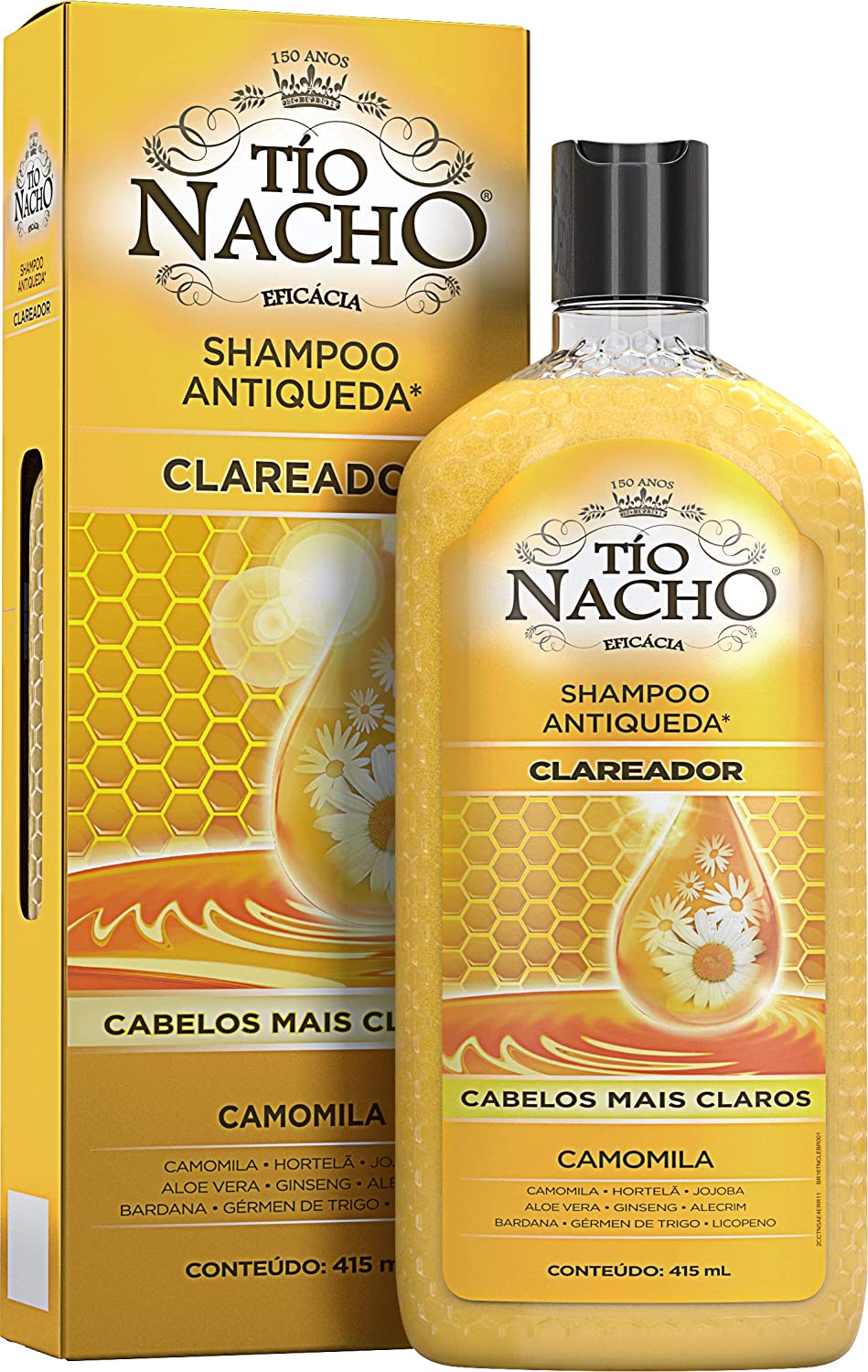 Shampoo Antiqueda Clareador Tio Nacho - 415 ml