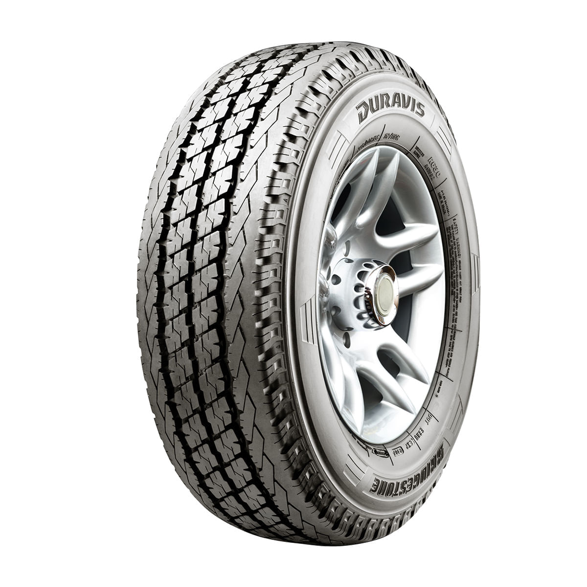 Pneu Aro 15 225/70R15 Bridgestone Duravis R630