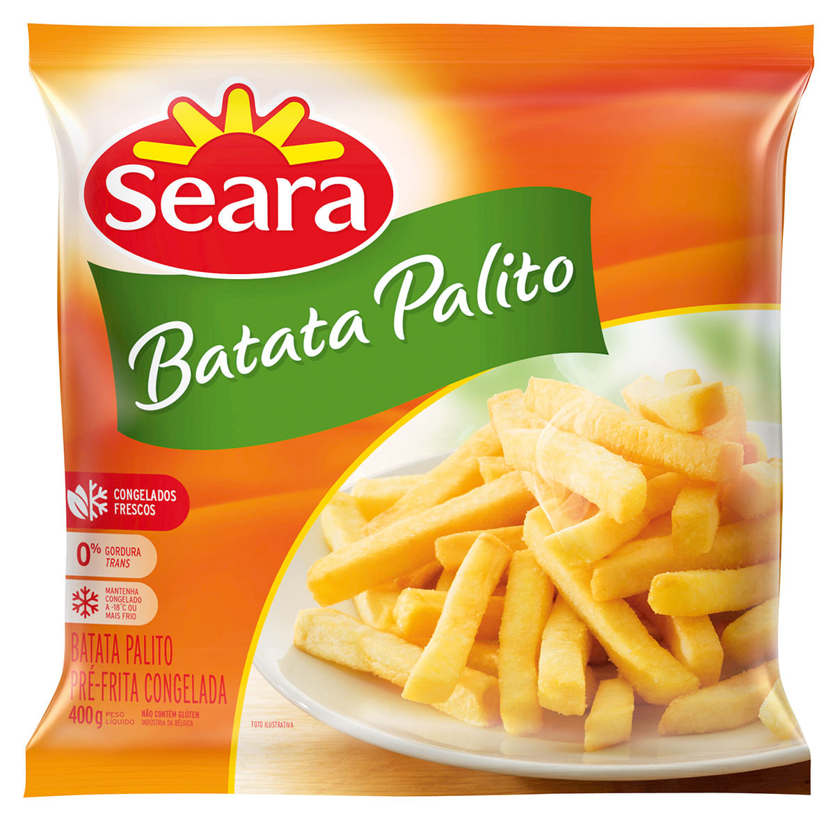 Batata Frita Congelada Palito Seara 400g