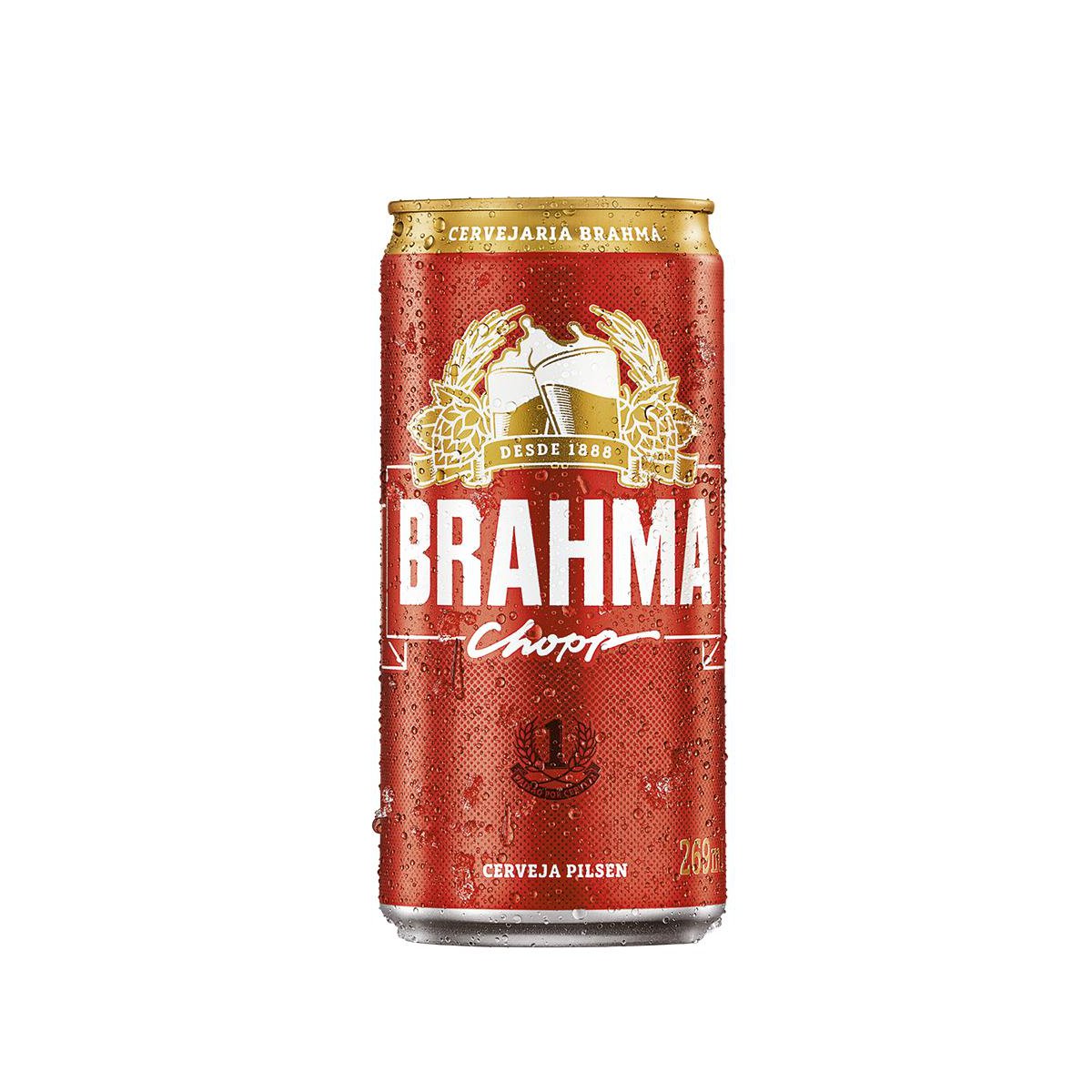 Cerveja Brahma Chopp Pilsen Lata 269ml