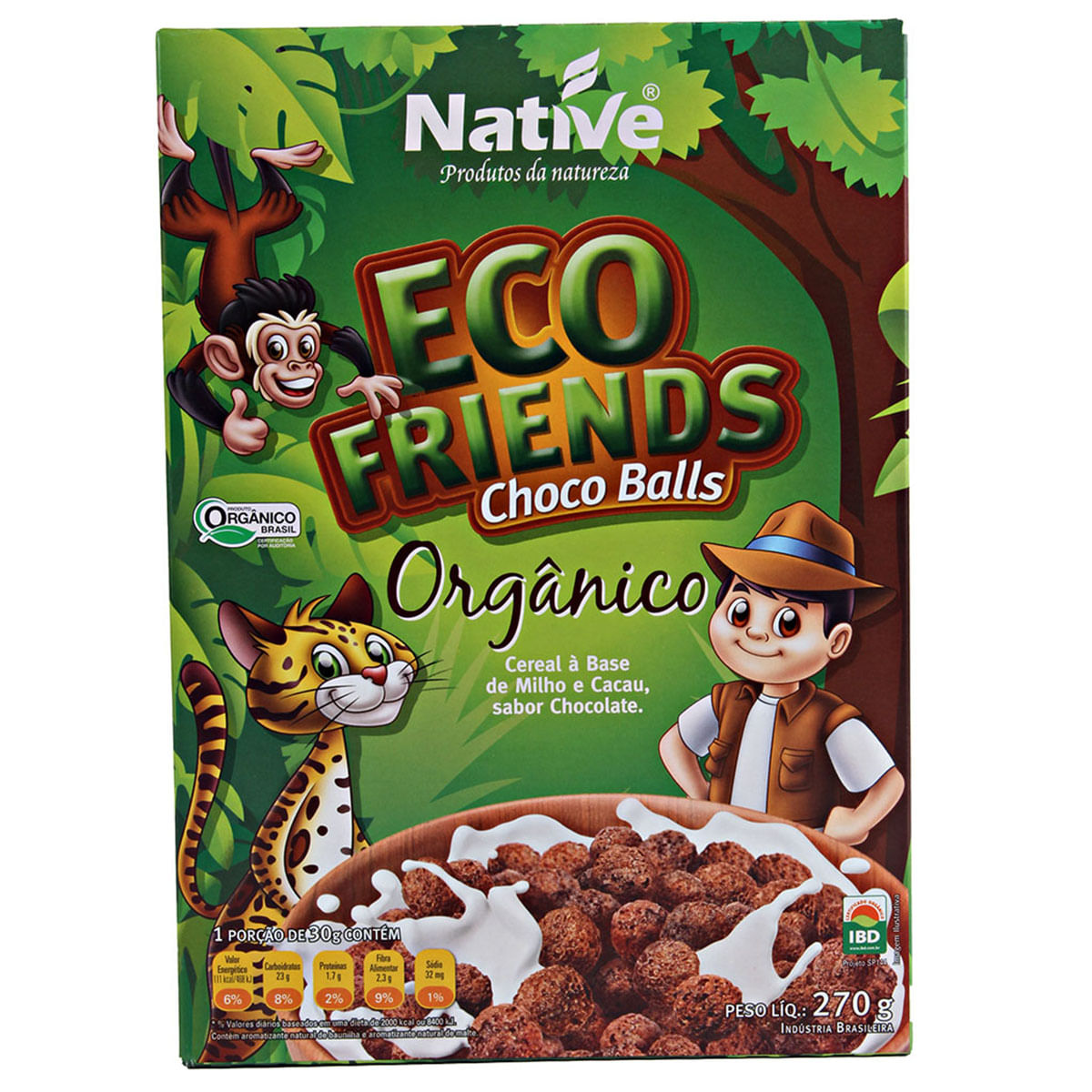 Cereal Matinal Orgânico Chocolate Native 270g