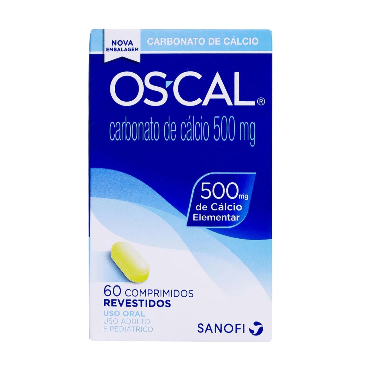 Calcio 500 mg Oscal 60 Comprimidos