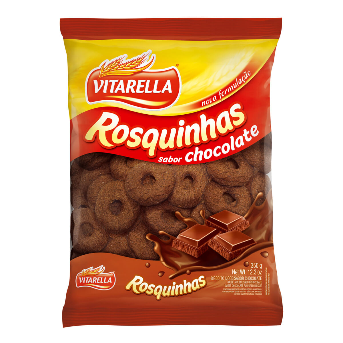 Rosquinha Chocolate Vitarella 350 g