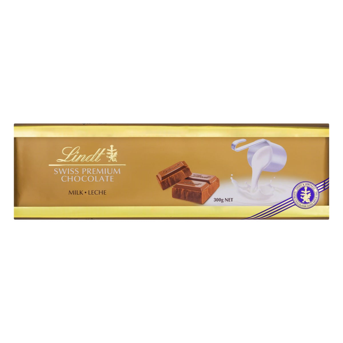 Chocolate Suíço ao Leite Lindt Swiss Premium 300 g