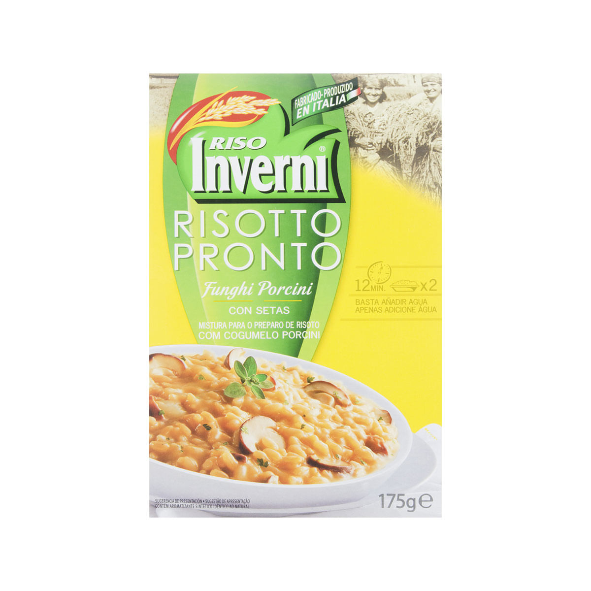 Risoto Funghi Riso Inverni 175g