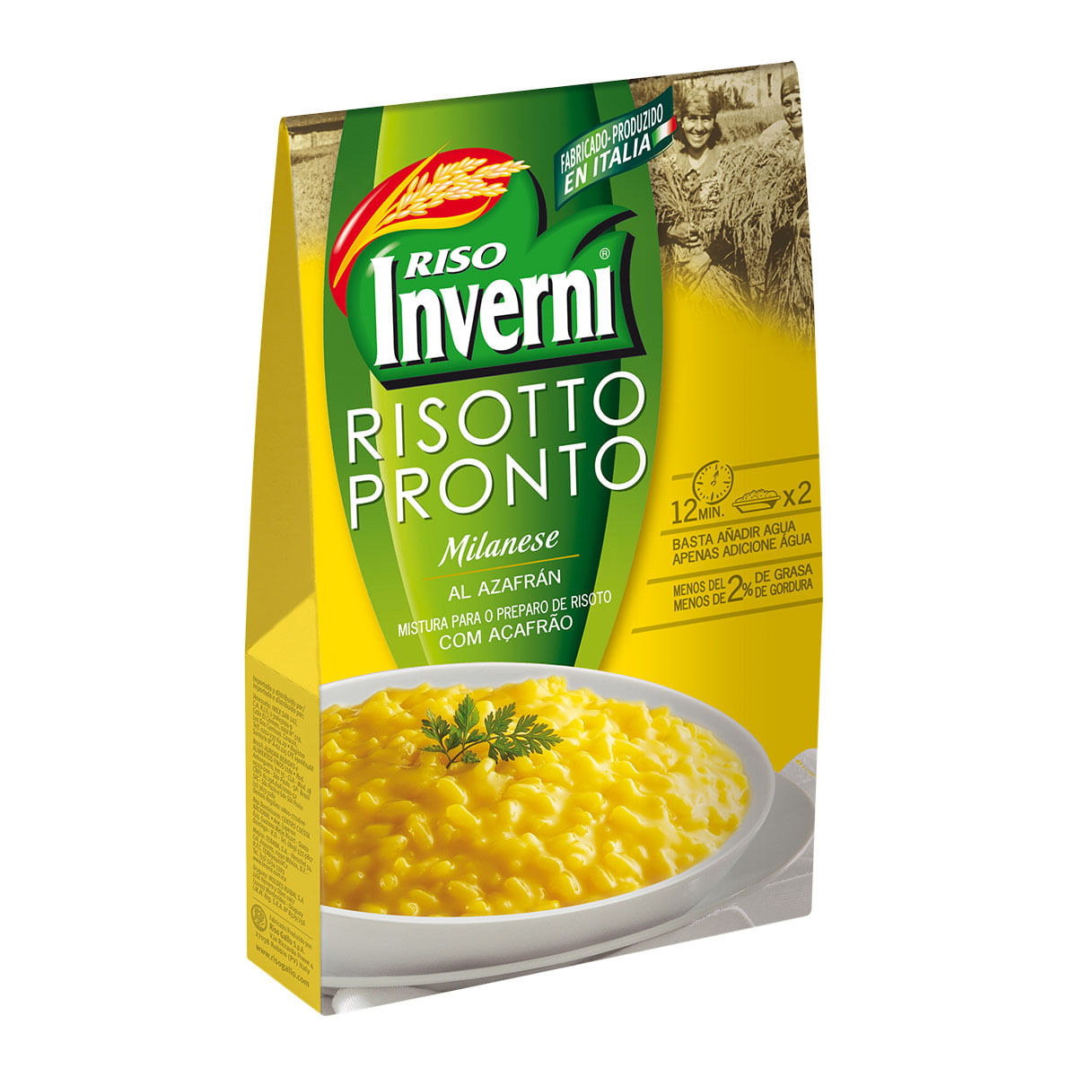 Risoto Parbolizado Açafrão Riso Inverni Milanese 175g