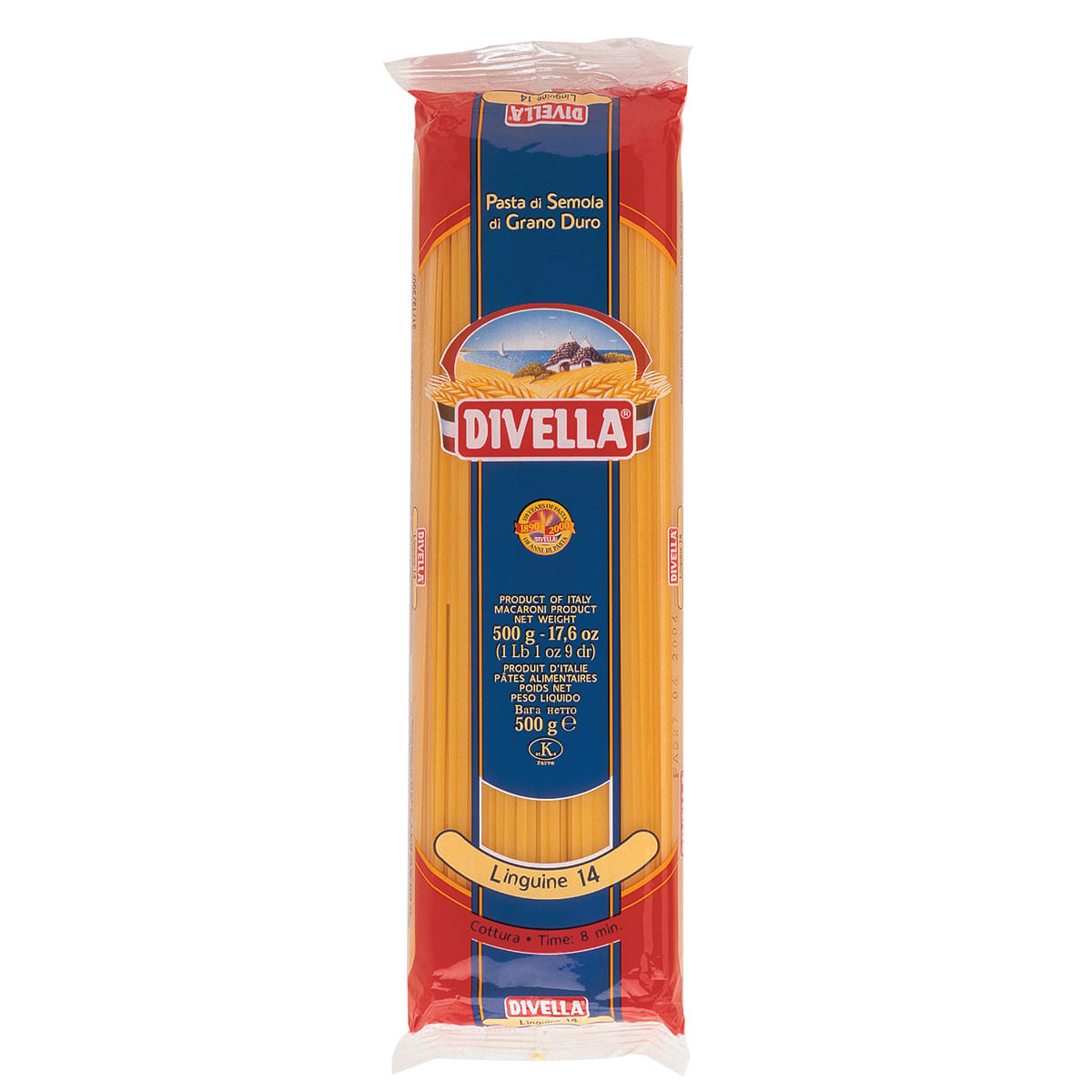 Macarrão Linguine Divella Grano Duro 14 Tradicional 500g