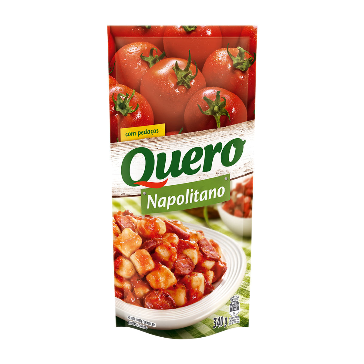 Molho de Tomate Quero Napolitano 340 g