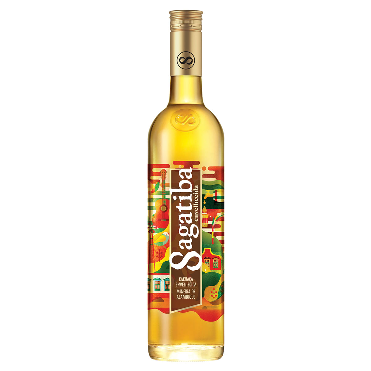 Cachaça Sagatiba Envelhecida 2 Anos Premium 700 ml