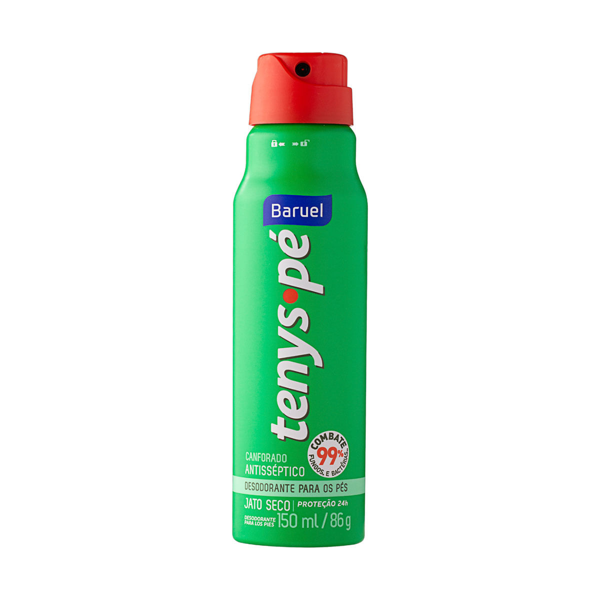 Desodorante para os Pés Aerosol Tenys Pé Canforado Unissex 150ml/86g