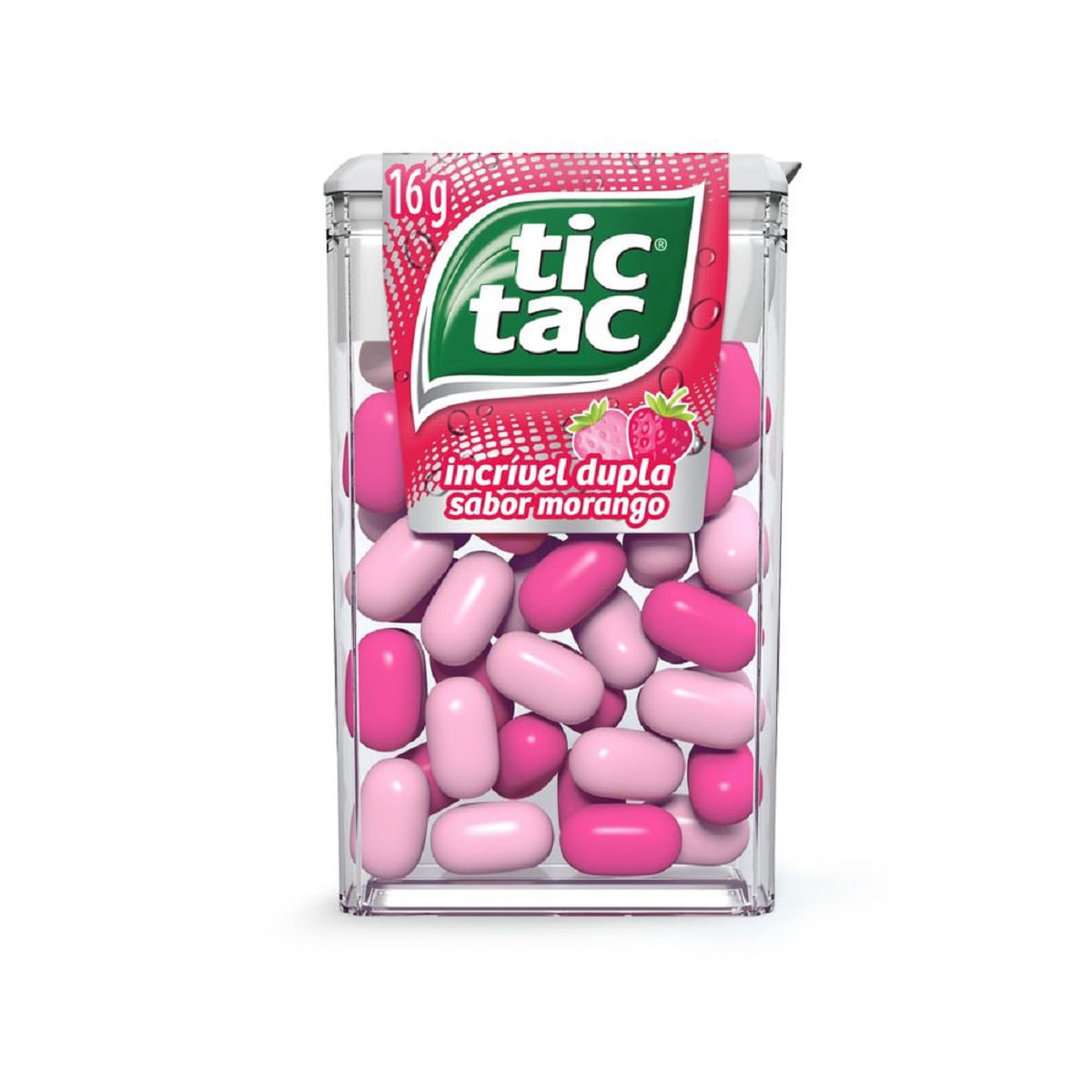 Pastilhas Sabor Morango Tic Tac 14,5g