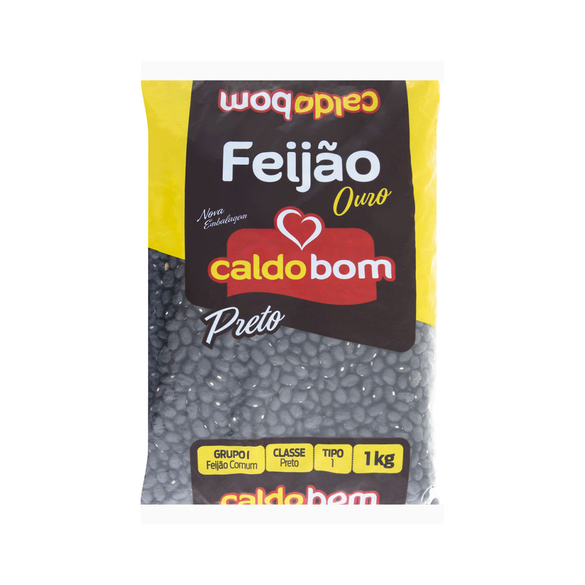 Feijão Preto Tipo 1 Caldo Bom 1Kg