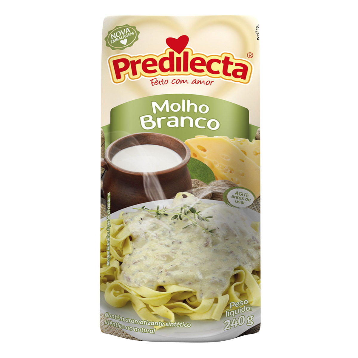 Molho Branco Predilecta Sachê 240g