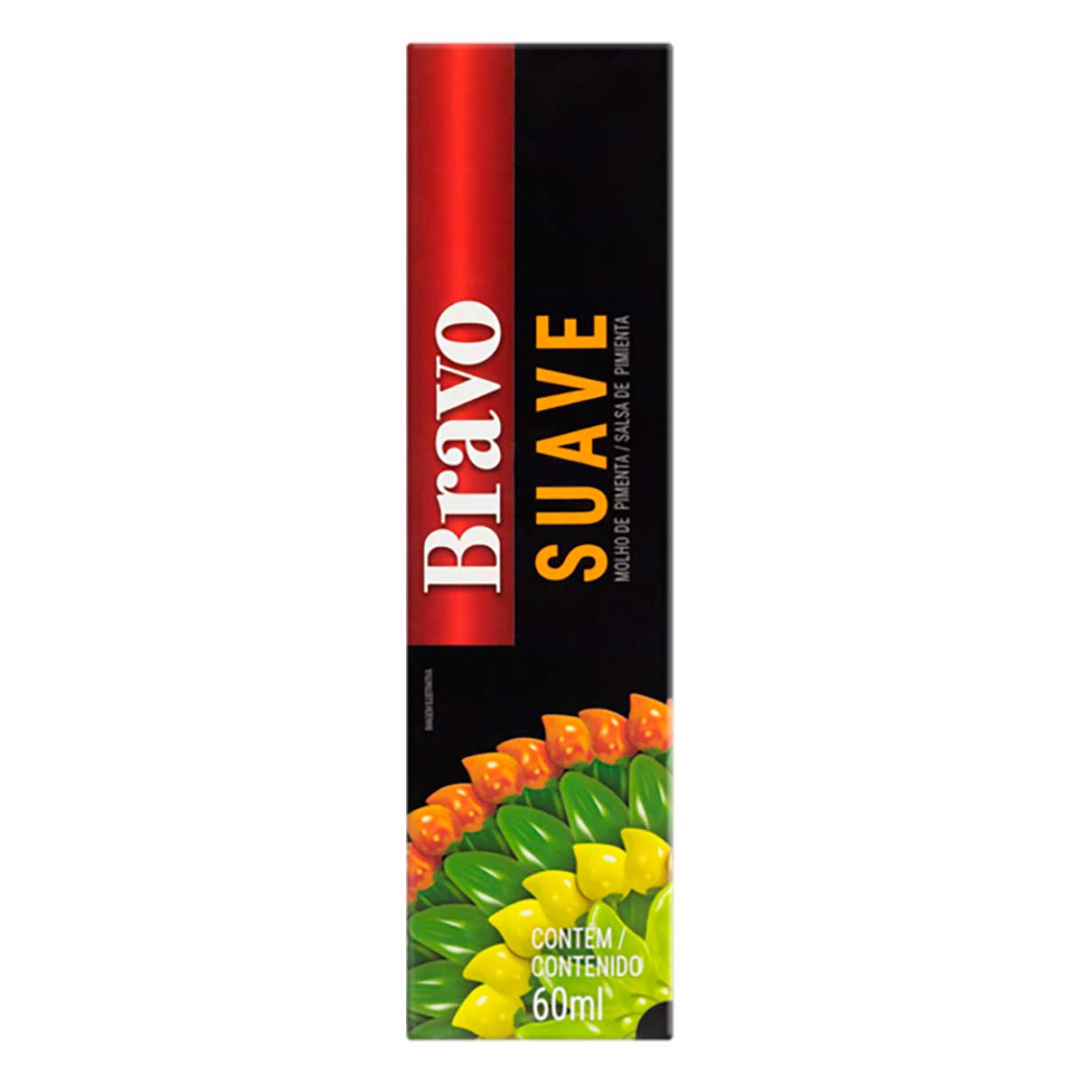 Molho de Pimenta Suave Bravo Frasco 60 ml