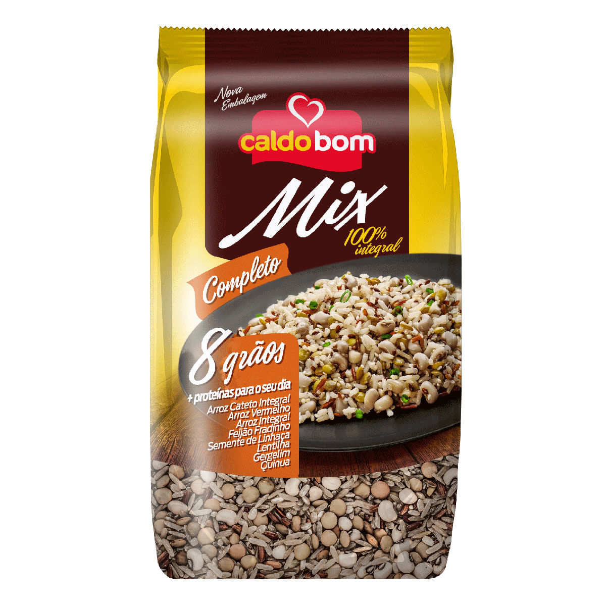 Arroz Tipo 1 Caldo Bom Gourmet Mix Completo 500g