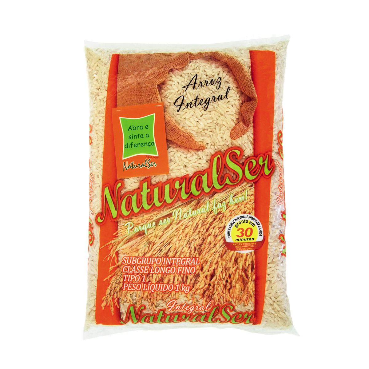 Arroz Branco Longo Fino Tipo 1 Natural Ser 1Kg