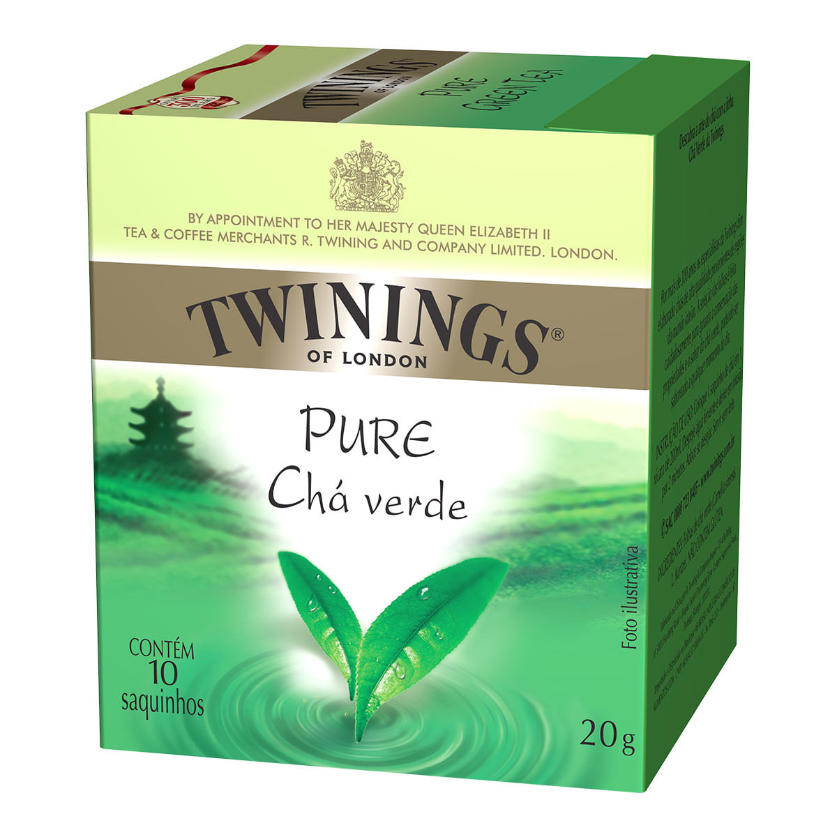 Chá Verde Twinings Caixa com 10 Sachês 20g