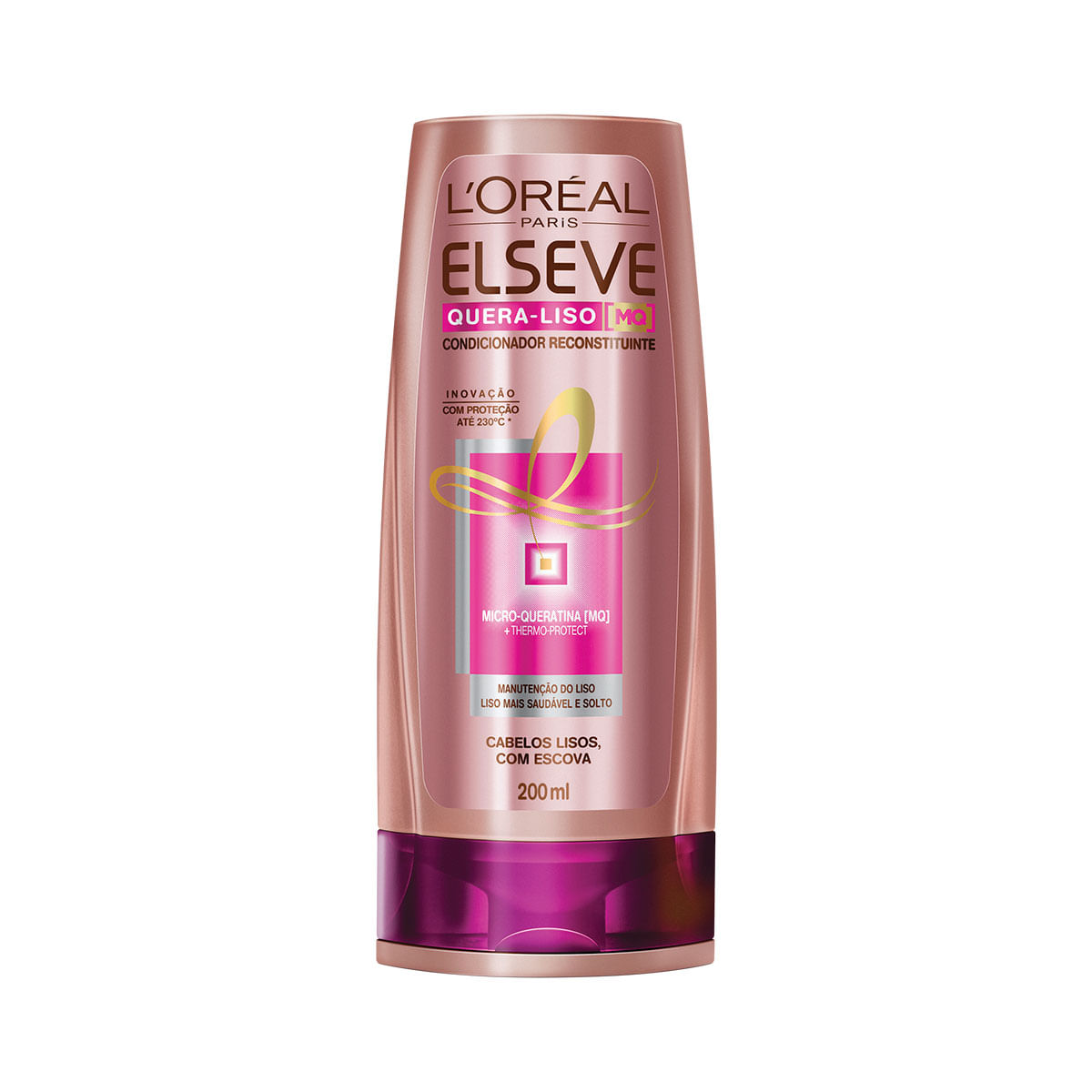 Condicionador Elseve Quera Liso 200ml