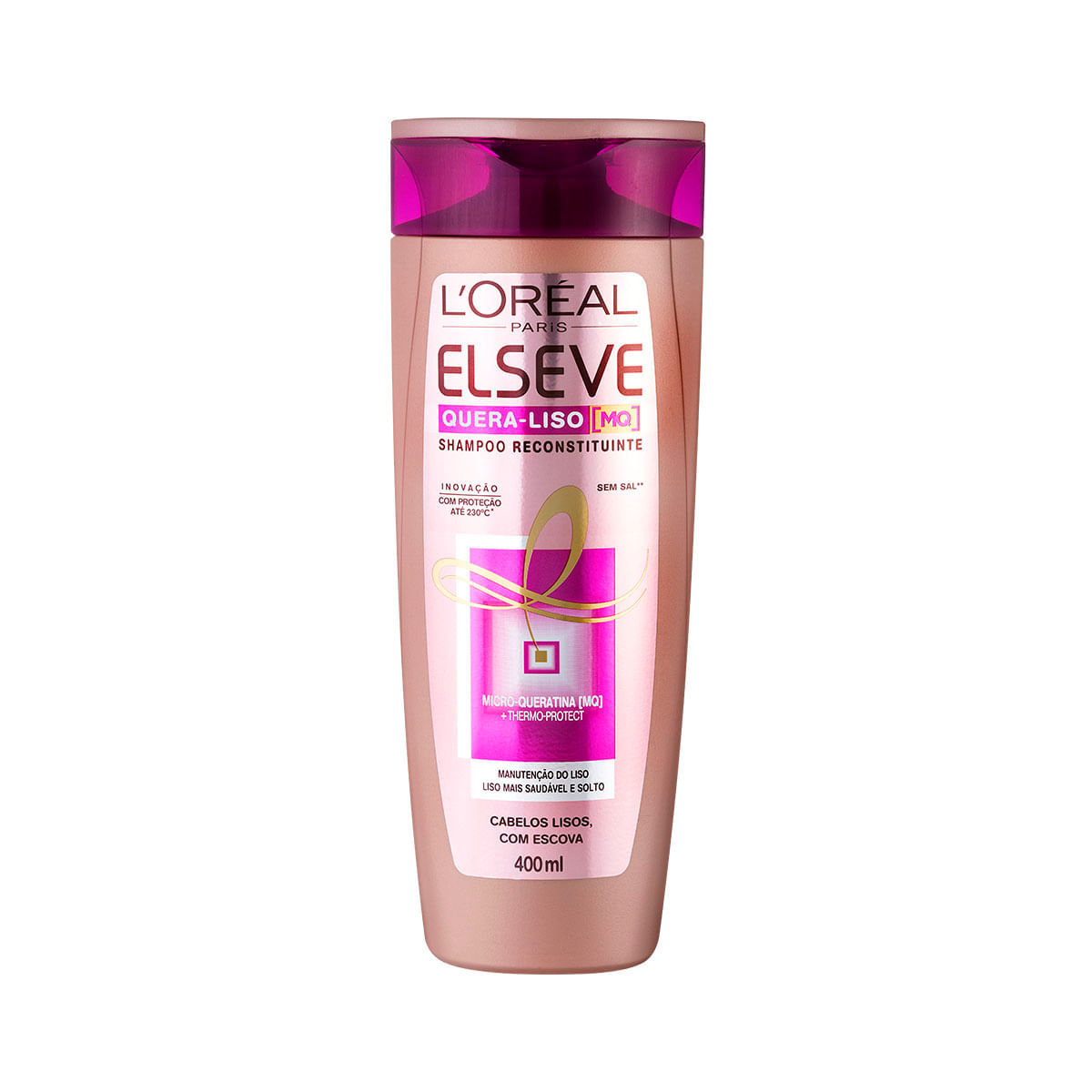 Shampoo Elseve Quera Liso 400ml