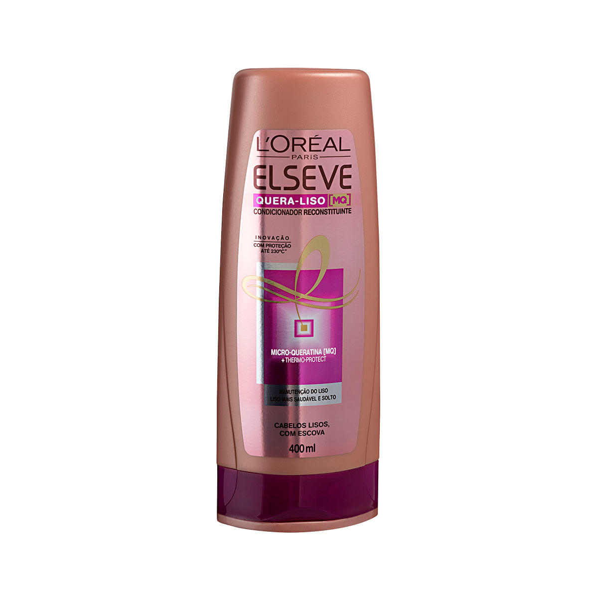 Condicionador Elseve Quera Liso 400ml