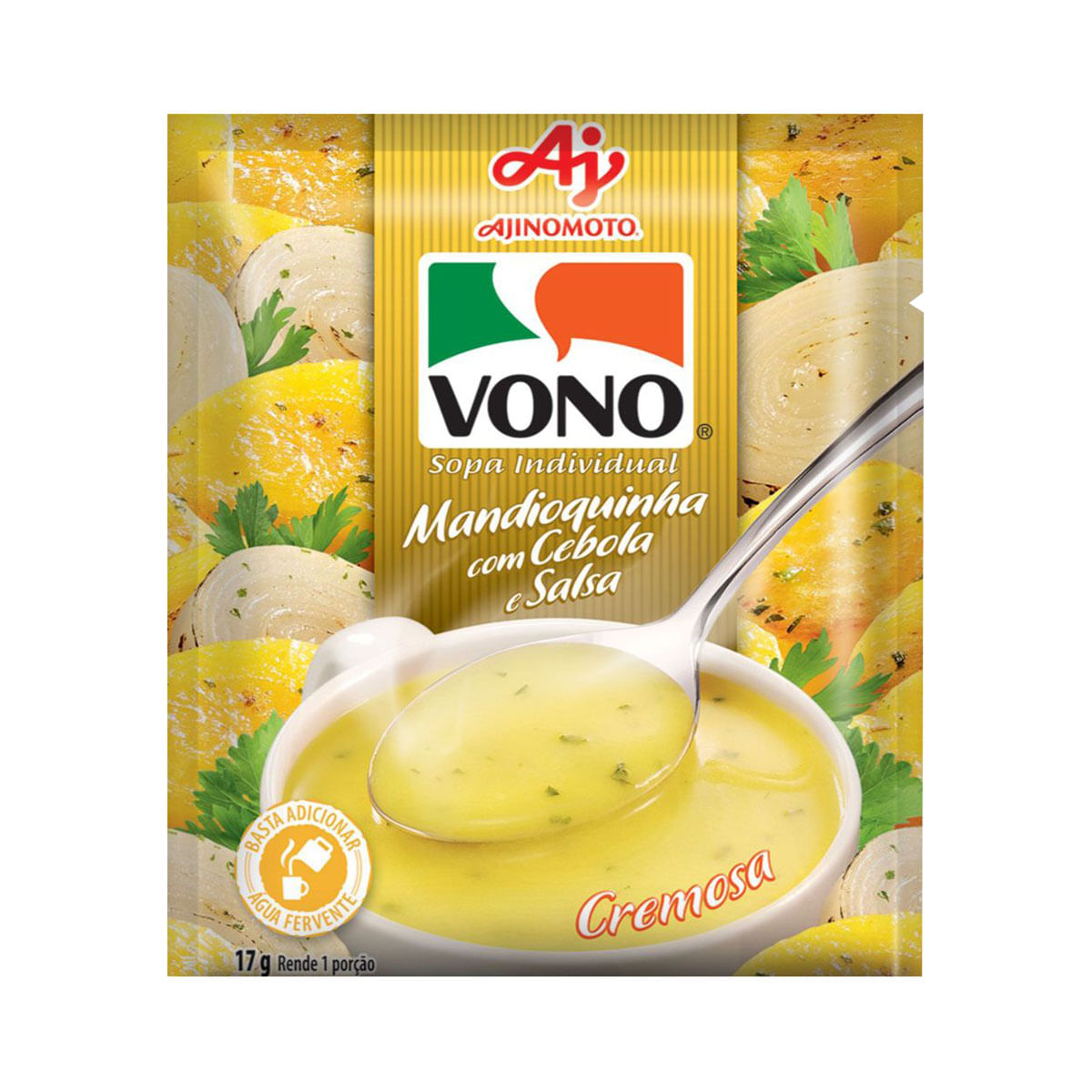 Sopa de Mandioquinha, Cebola e Salsa Vono 17g