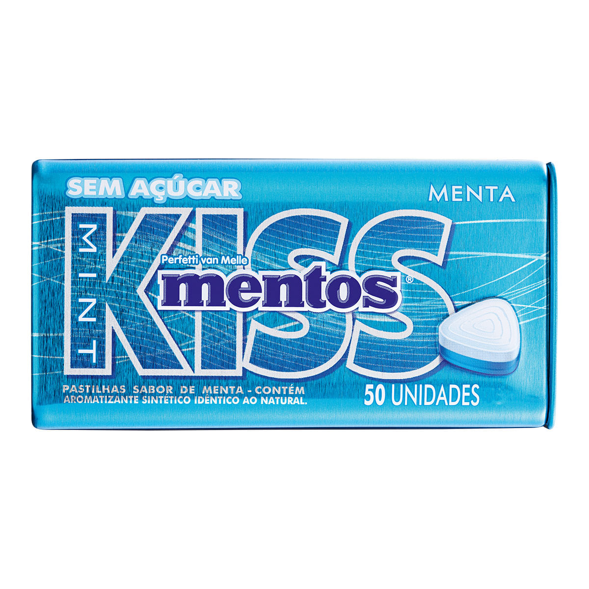 Pastilha Menta Mentos Kiss 35g