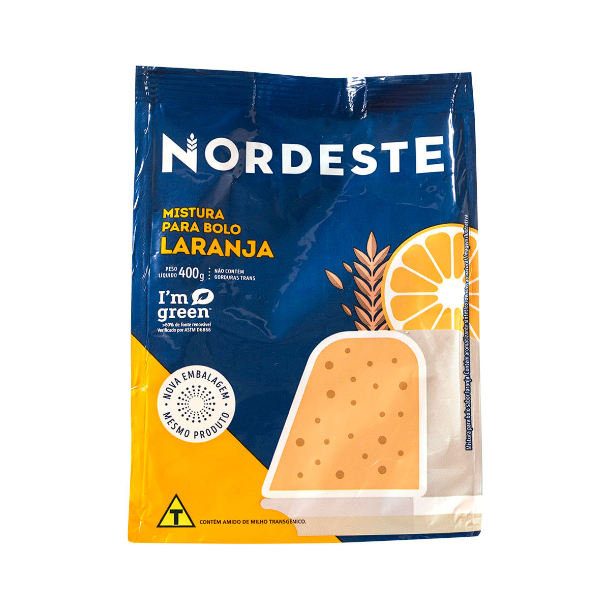 Mistura para Bolo de laranja Nordeste 400g