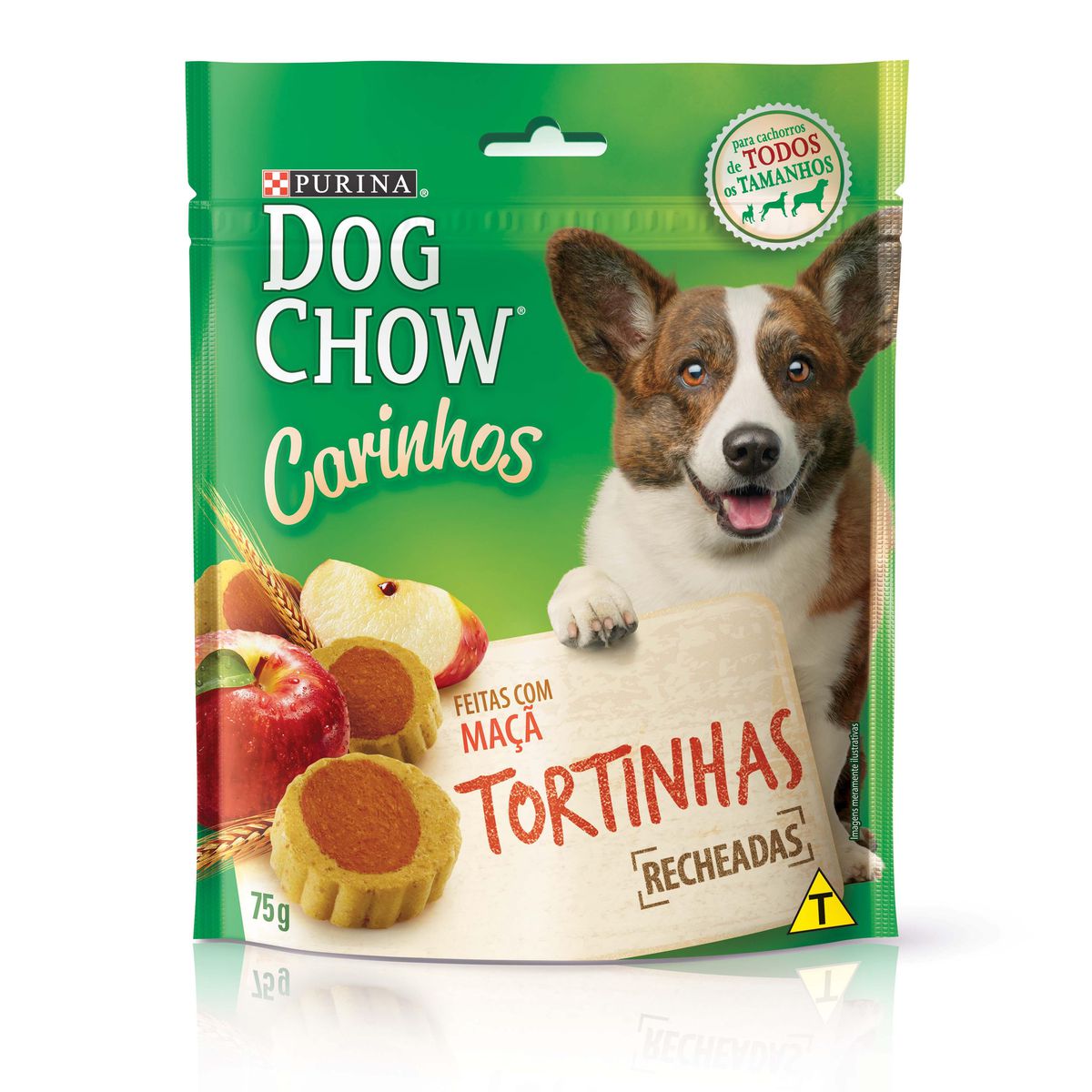 Petisco para Cachorro Purina Dog Chow Carinhos Maçã 75g