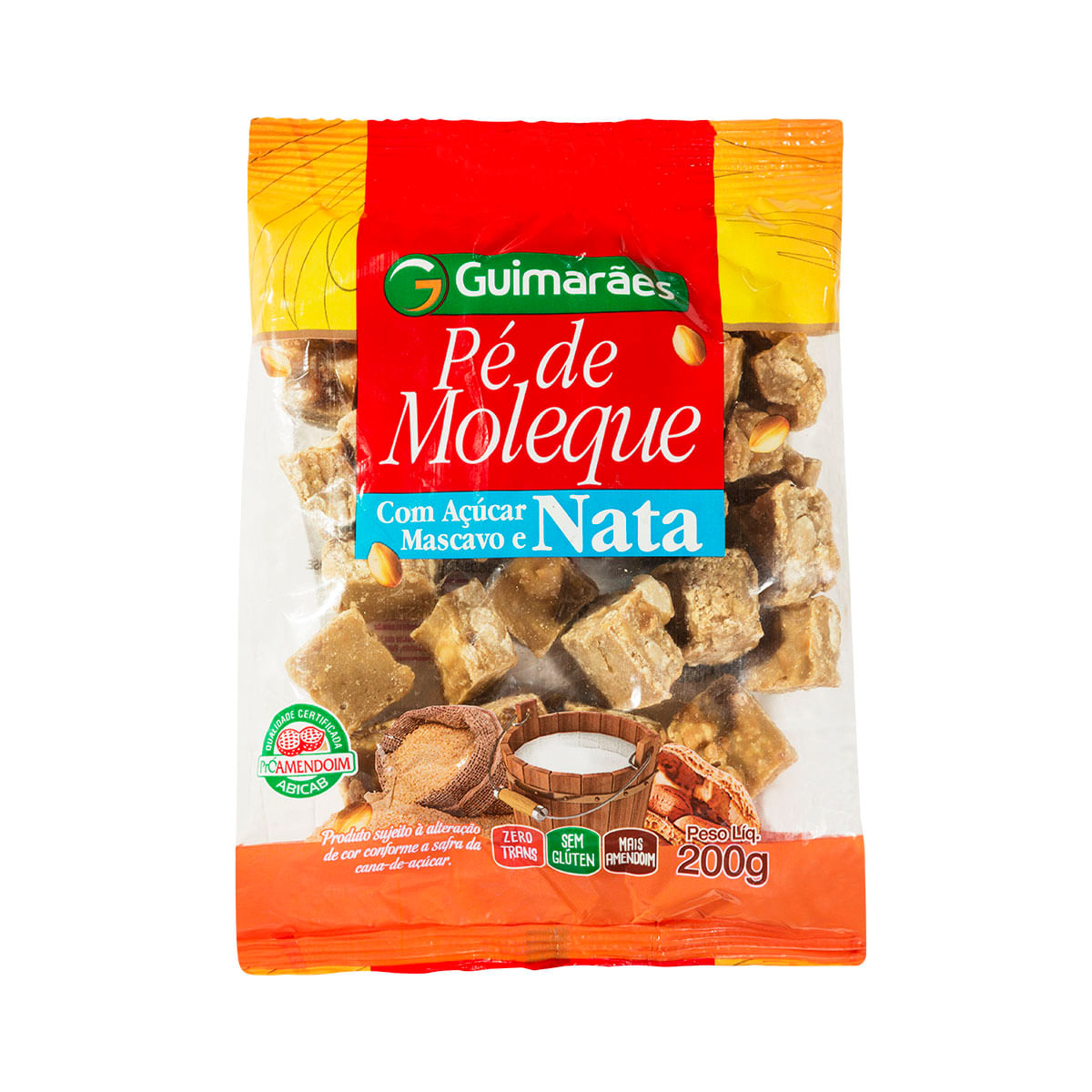 Pé de Moleque com Açúcar Mascavo e Nata Guimarães 200g