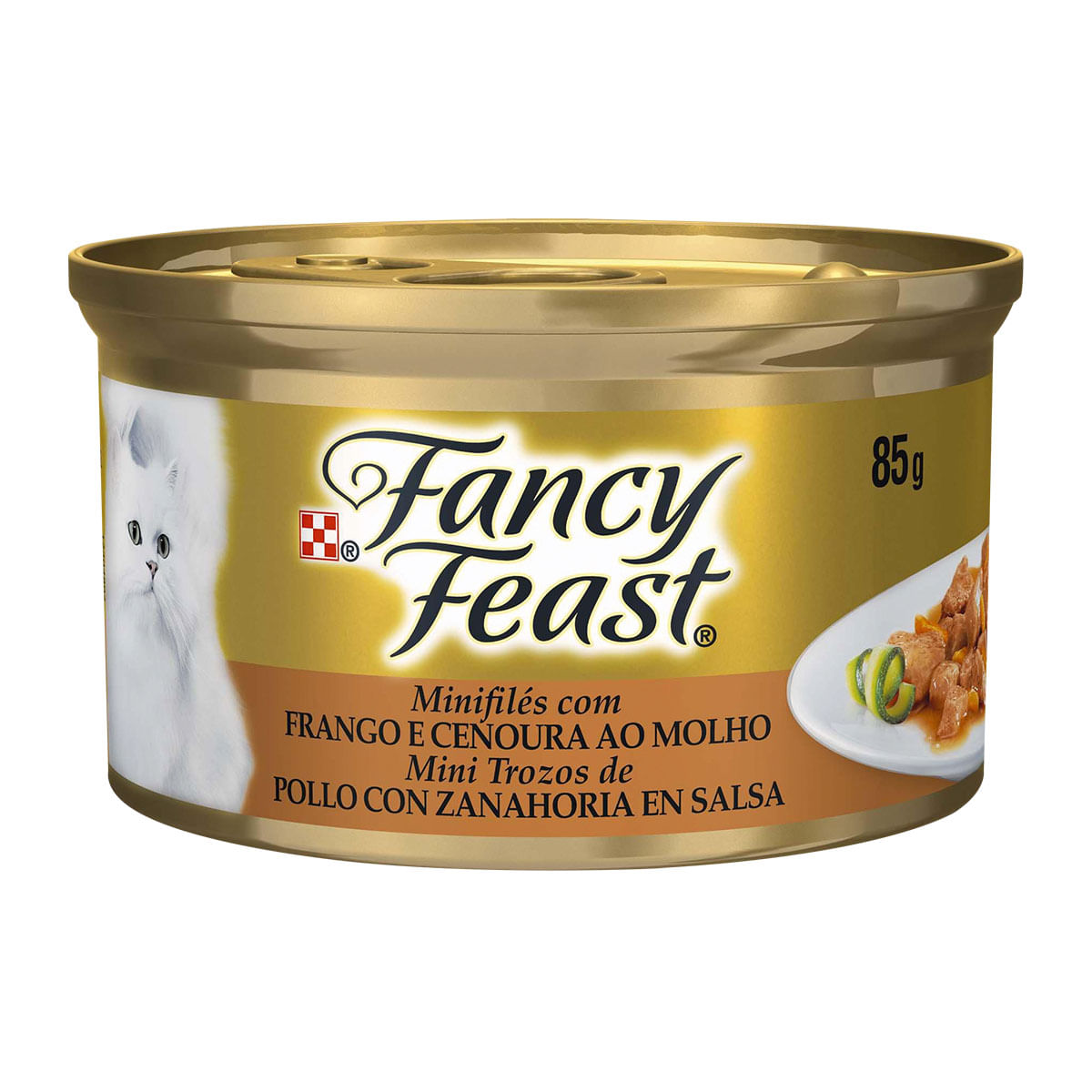 Ração Úmida para Gato Purina Fancy Feast Frango e Cenoura 85g