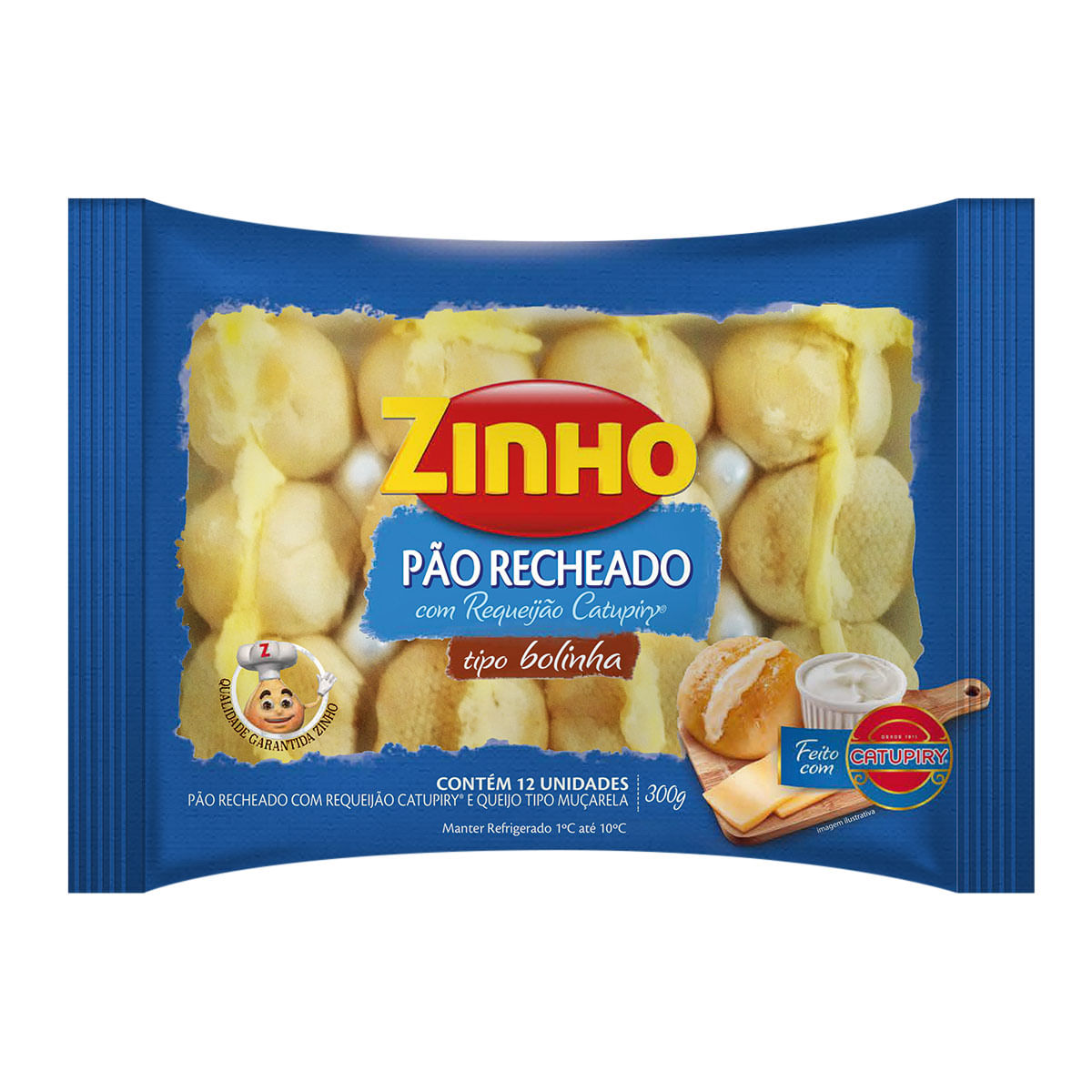 Pão de Alho Bolinha de Catupiry Zinho 300g