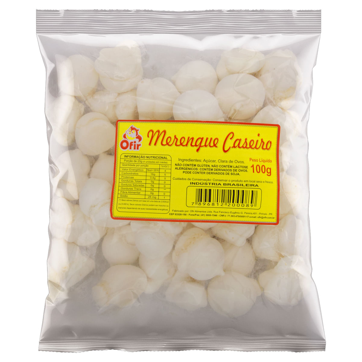 Merengue Caseiro Ofir 100 g