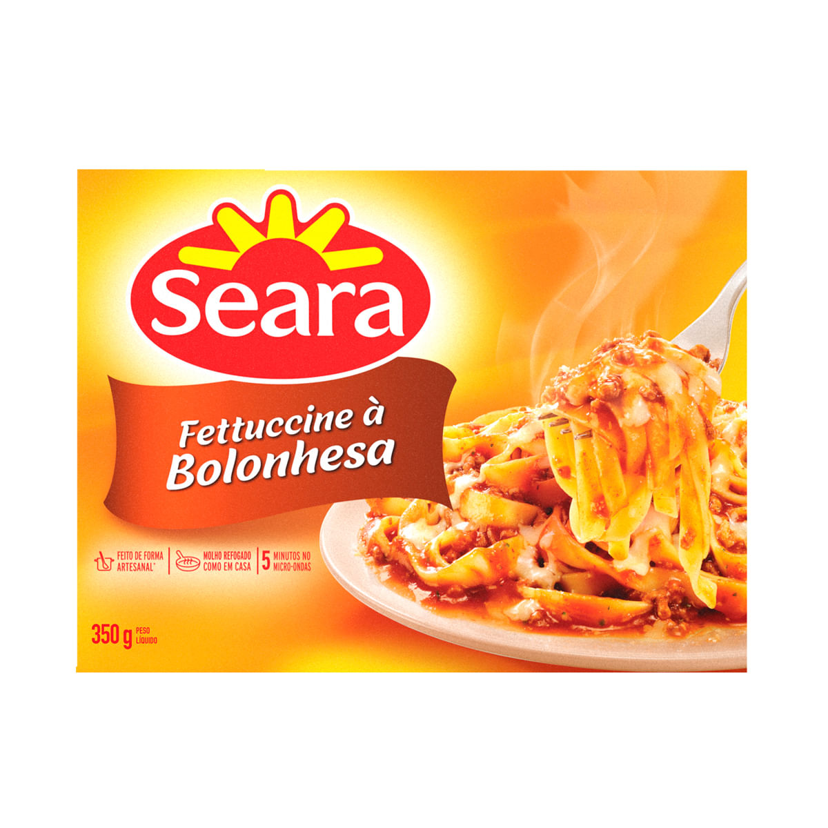 Fettuccine bolonhesa menu Gourmet Seara 350g