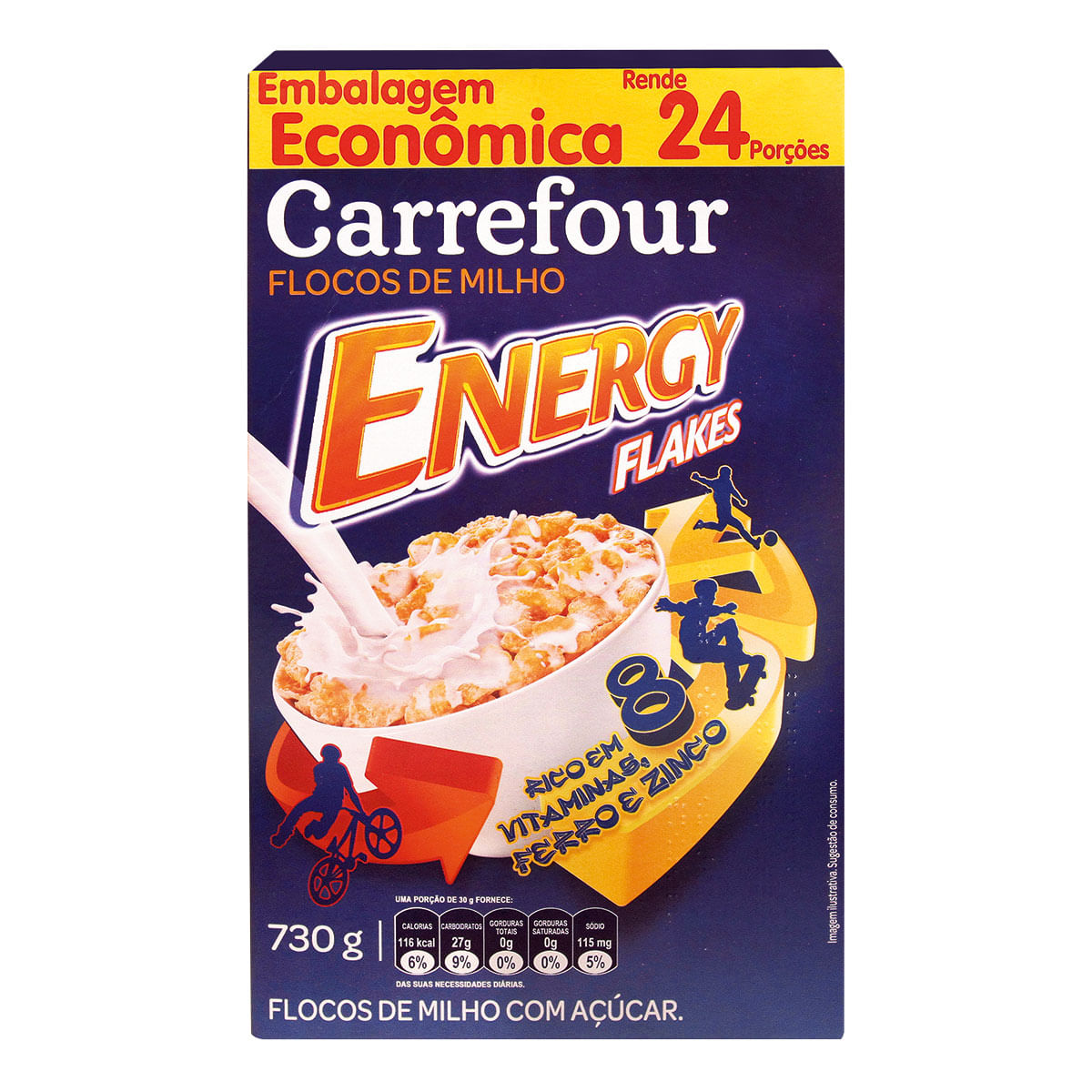 Cereal Matinal Carrefour Energy 730g