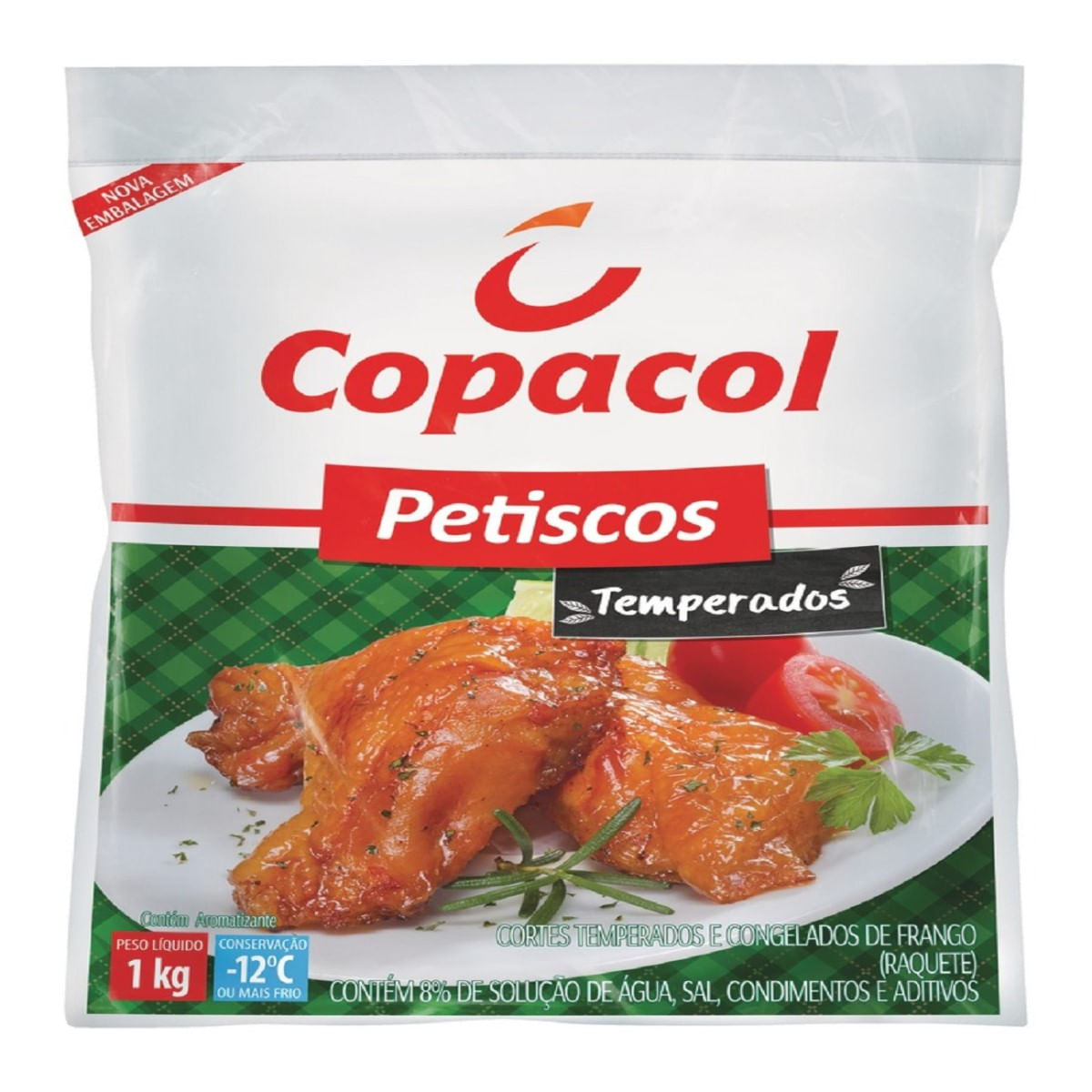 Petisco de Frango Congelado com Tempero Copacol 1 kg