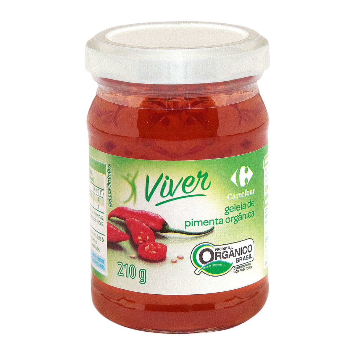 Geleia Orgânica de Pimenta Carrefour Viver 210g