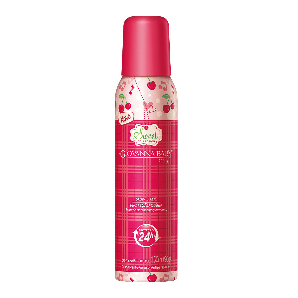 Desodorante Giovanna Baby Cherry Aerosol Feminino 150ml